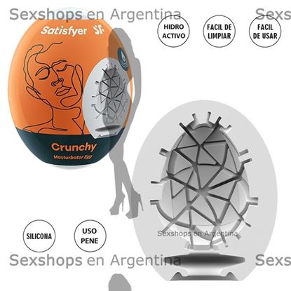 Masturbador Egg Single crunchy